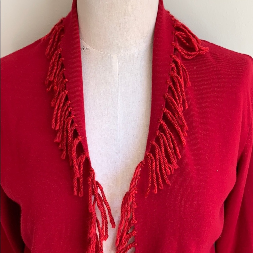 Red sweater size 4 - Picture 8 of 9